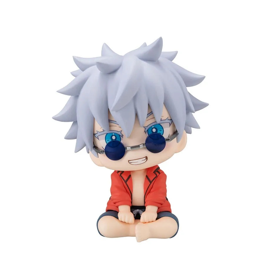 Anime JJK Geto Suguru & Satoru Gojo figures Sitting pose