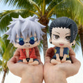 Anime JJK Geto Suguru & Satoru Gojo figures Sitting pose
