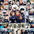 80pcs Jujutsu Kaisen Waterproof Anime Stickers