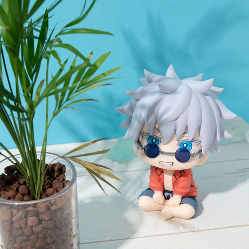 Anime JJK Geto Suguru & Satoru Gojo figures Sitting pose